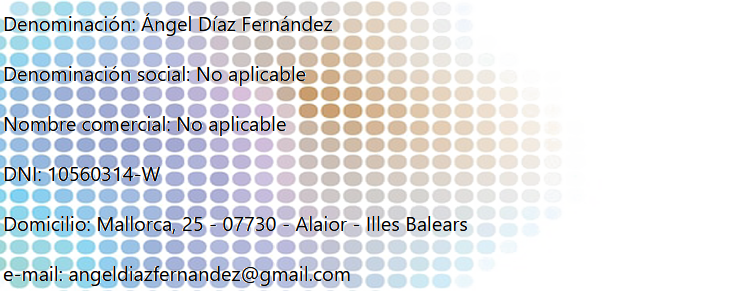 aviso legal datos identificacion